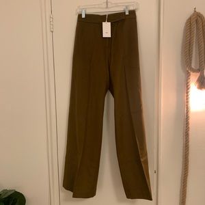 Frankie Shop wool wide leg trousers